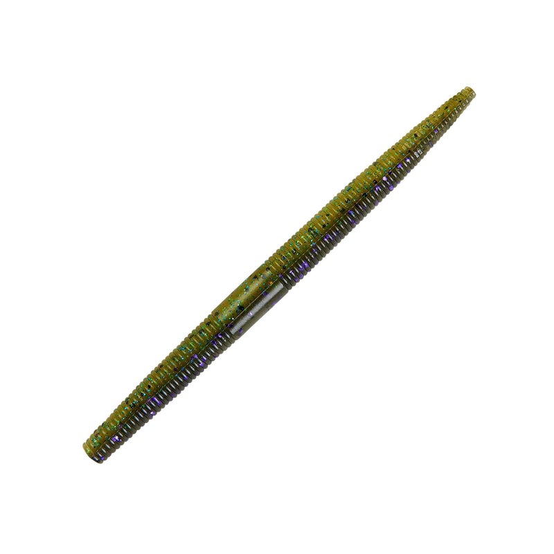 Yum Lures طُعم صيد السمك من البلاستيك الناعم متعدد الأغراض من Yum Lures Dinger - تصميم رائع من تكساس، نمط أحمق، كارولينا Rigged، Pitched، إلخ، Elders Magic، 5 بوصات - Image 1